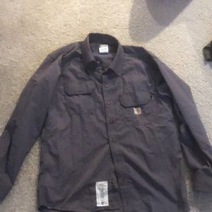 Men’s Grey Carhartt FR work shirt